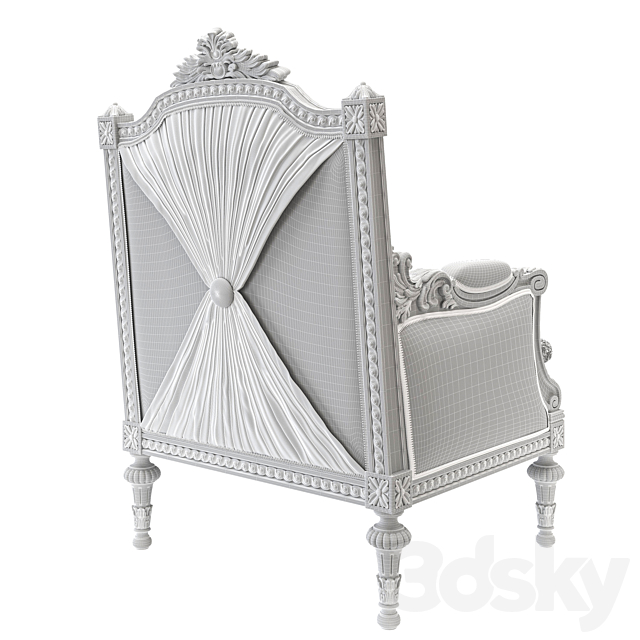 SOFA ĐƠN CỔ ĐIỂN MODENESE GASTONE LOUIS 16